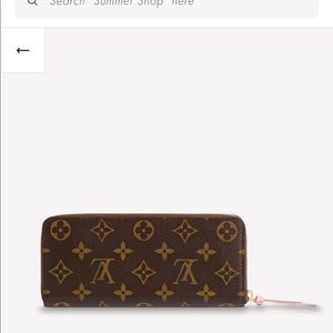 Louis Vuitton Clemence Wallet